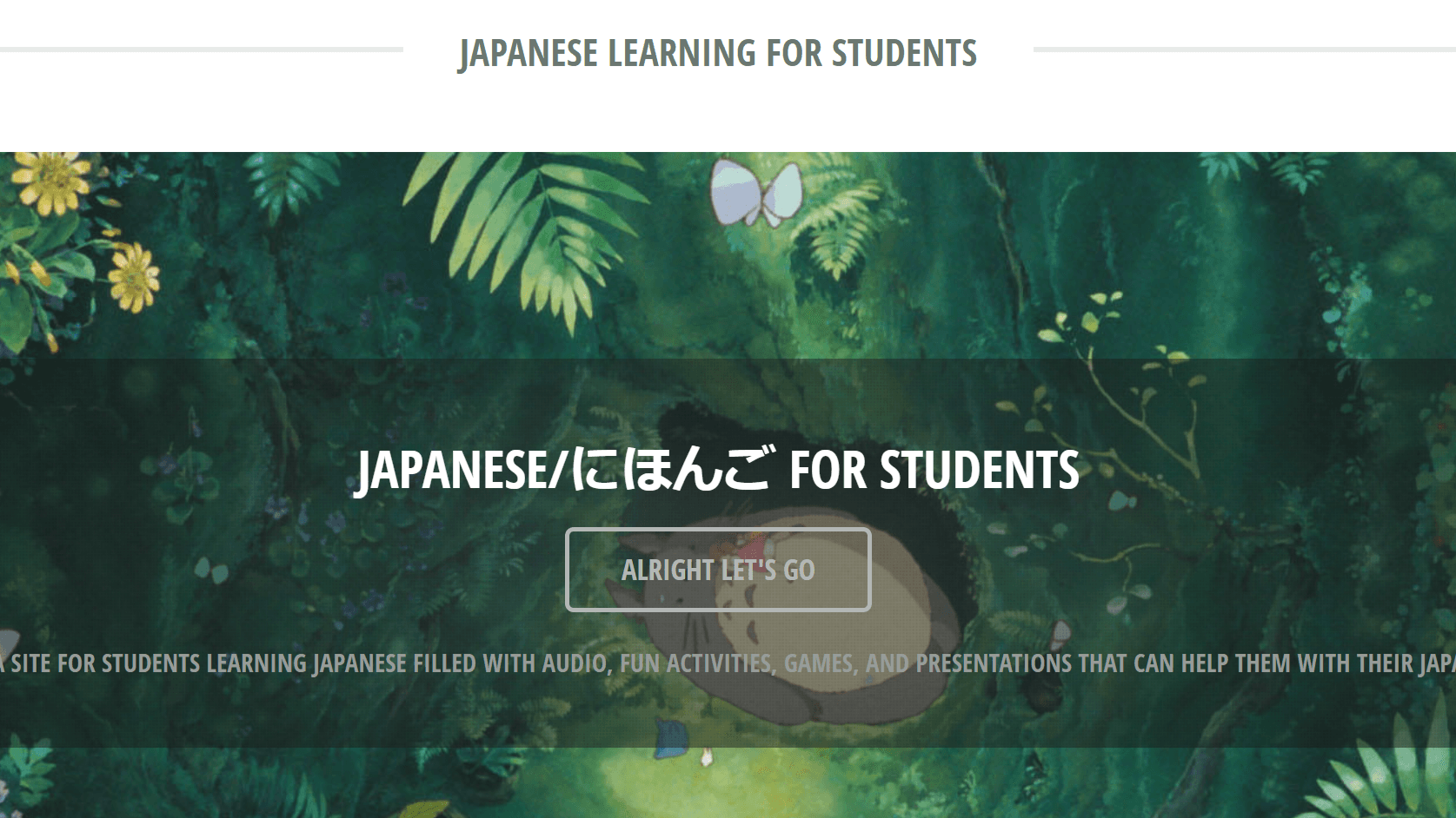 SKGO Japanese Learning Website Development and Management